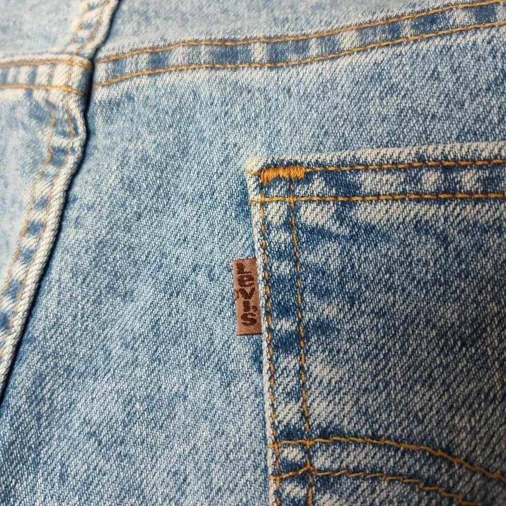 Vintage Levis 540 Jeans Mens 36x29 Blue Relaxed Straight Acid Wash 90s Denim USA
